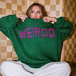 LALA ORIGINAL DESIGN: I’m A Weirdo Slouchy Knit